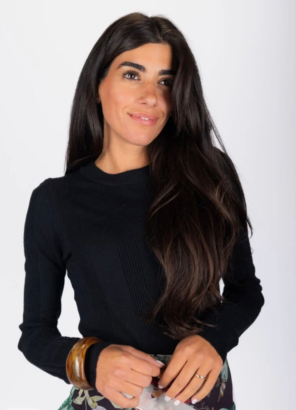 YAKIRA BELLA Ellery Top Black