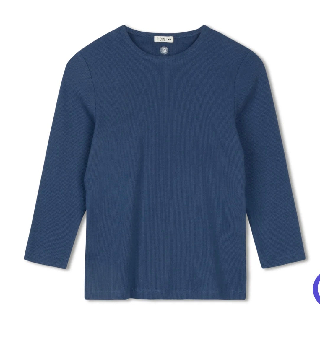Point 3/4 sleeve crew tee