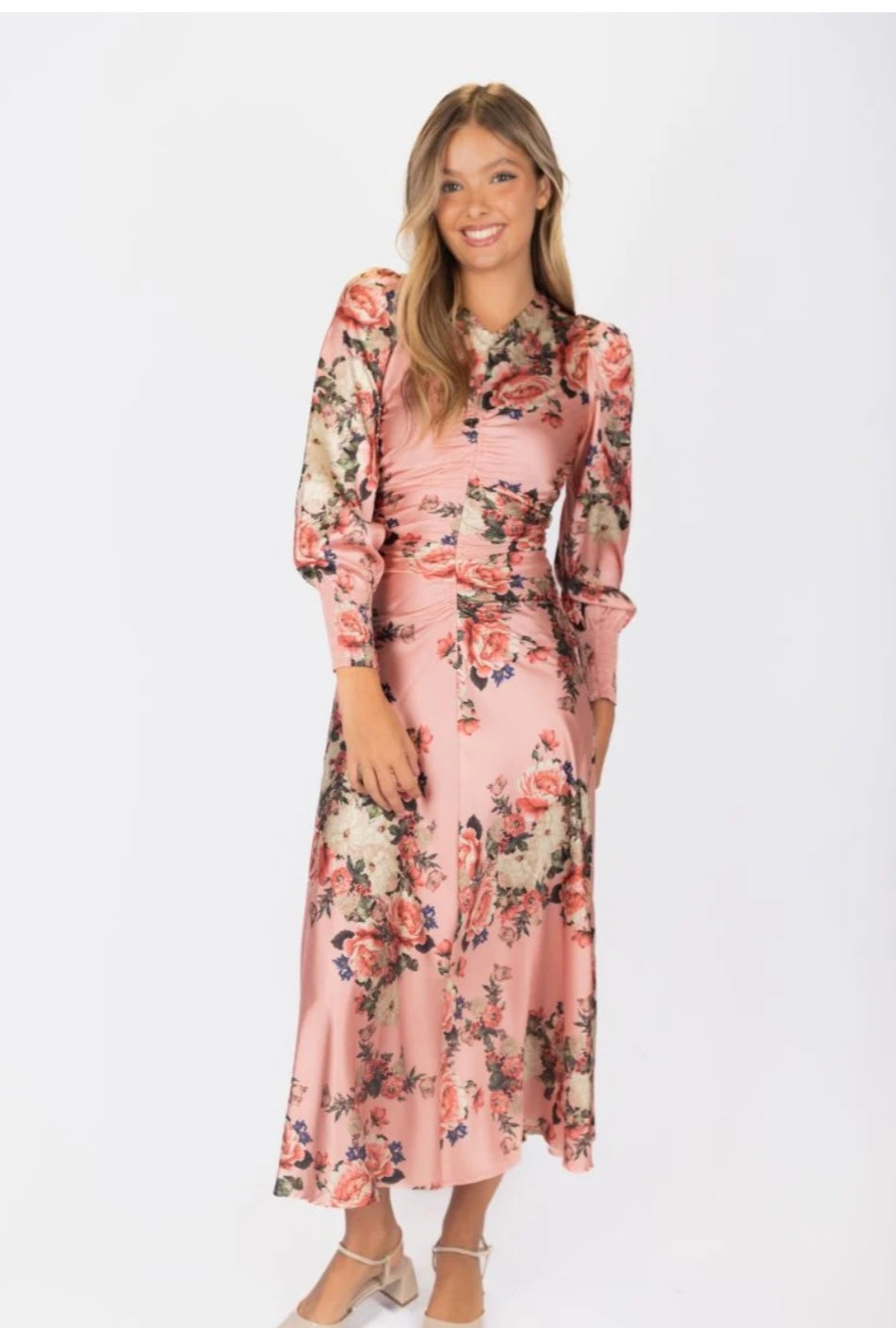 YAKIRA BELLA Audrey Dress L/S Pink Ground