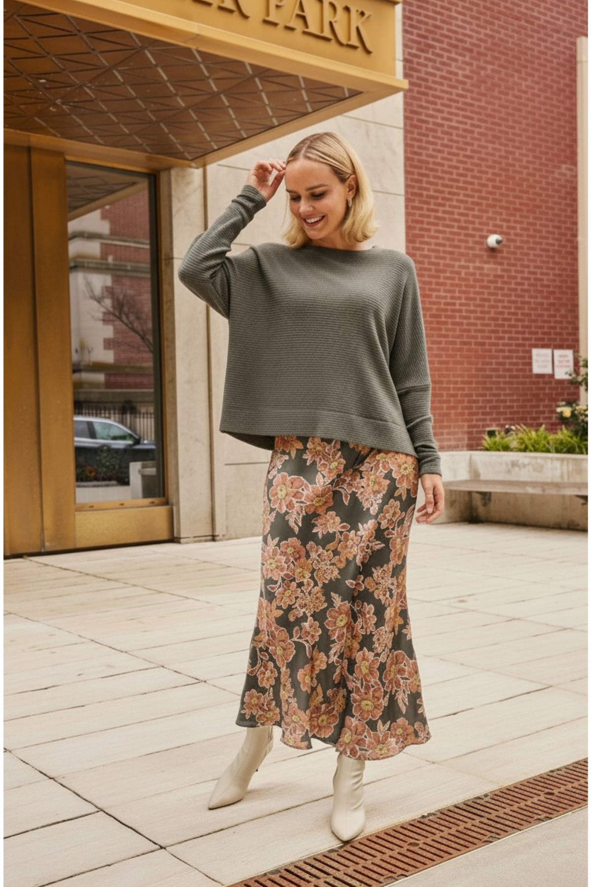 Japparel Ruby Top Olive
