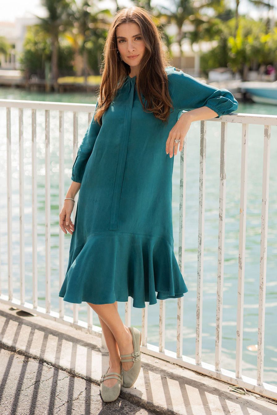 Sewlip Teal dress SEW 720