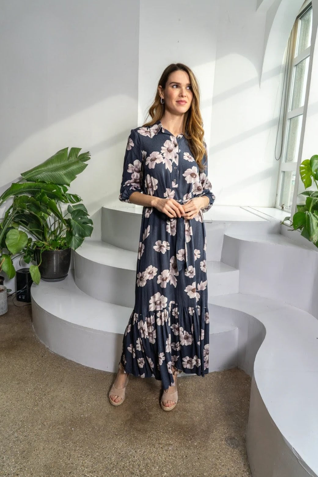 Japparel Esther 2.0- Slate Floral