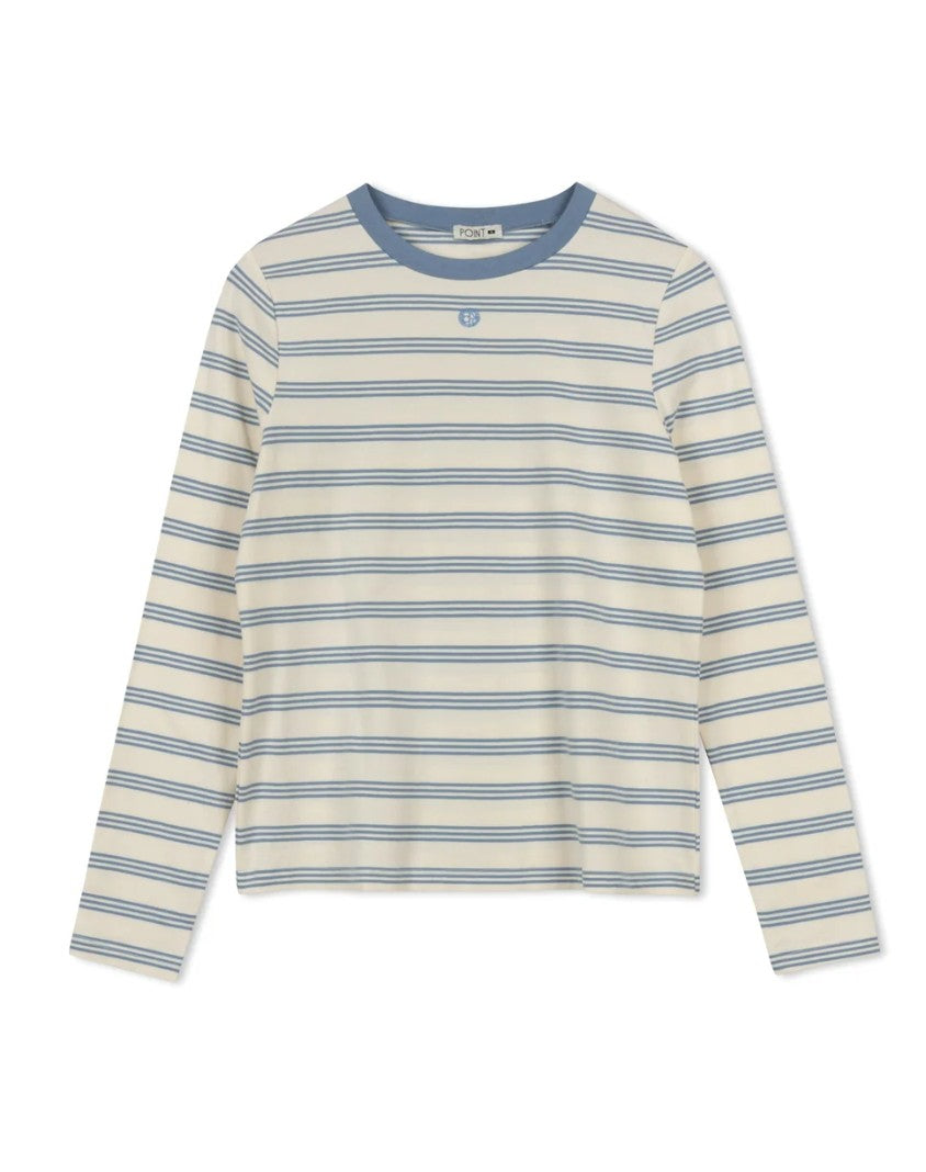 Point Stripe Logo Crew