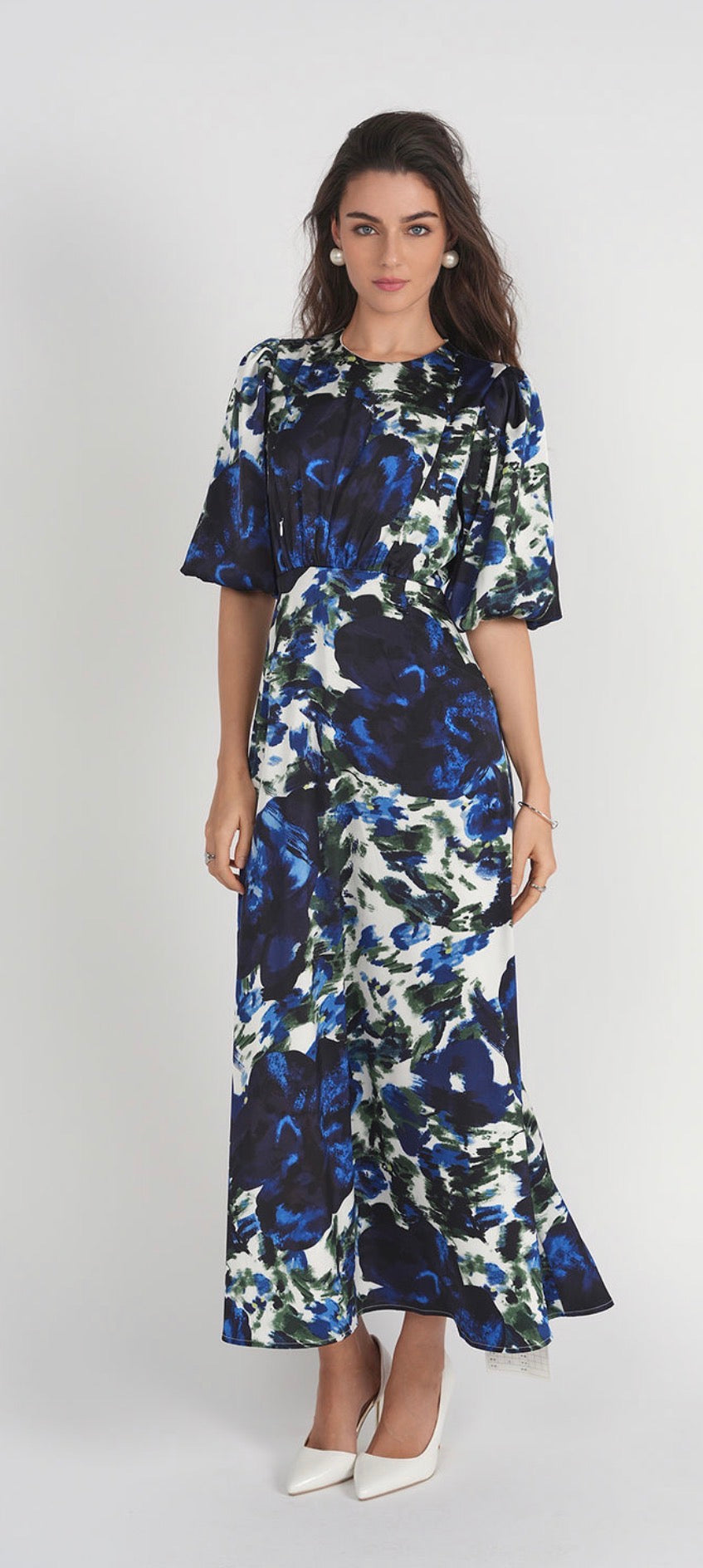 Adina LV Becca Dress- Large Scale Florals