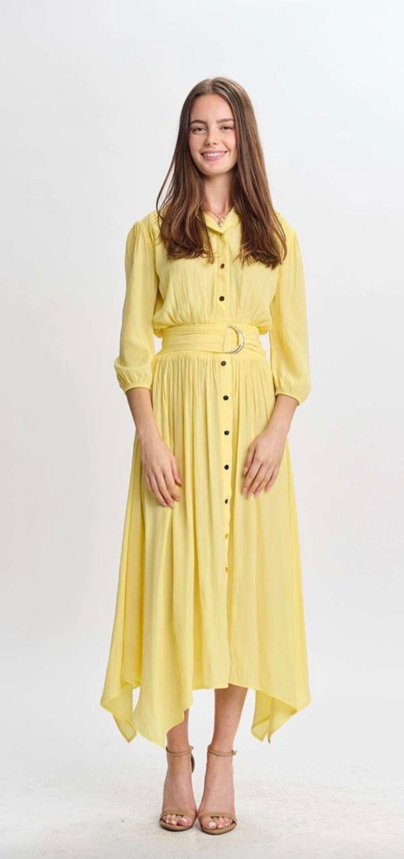 Paper Parachute yellow with gold dress 334859-B