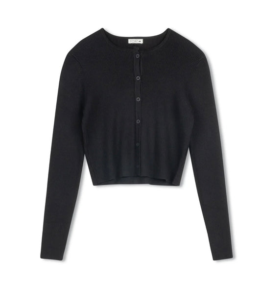 Point knit cardigan-5 colors