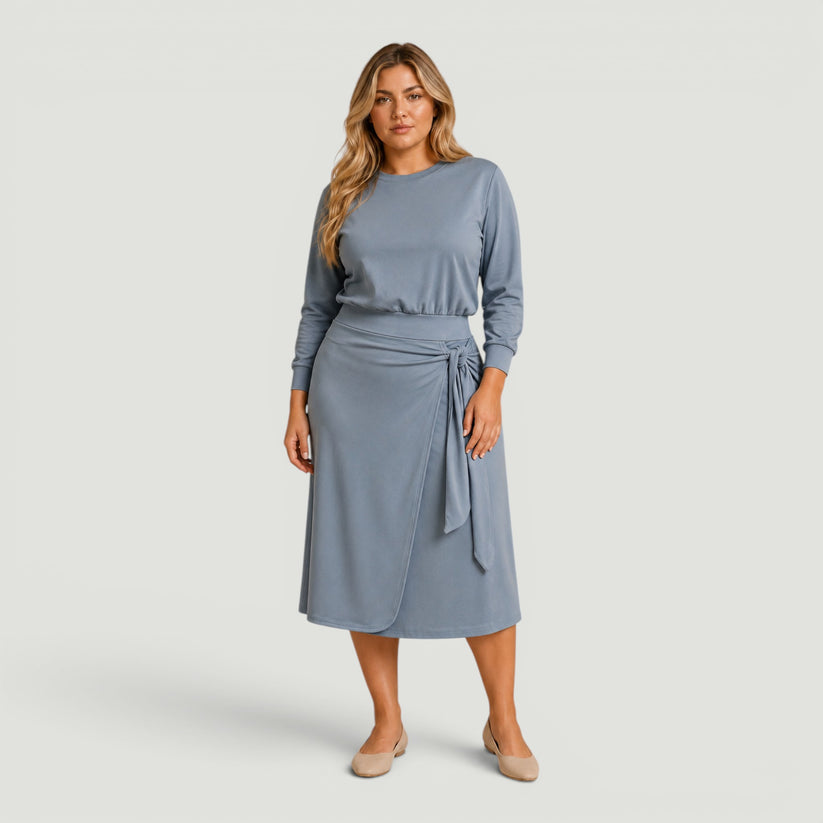 Undercover Water Wrap skirt blue