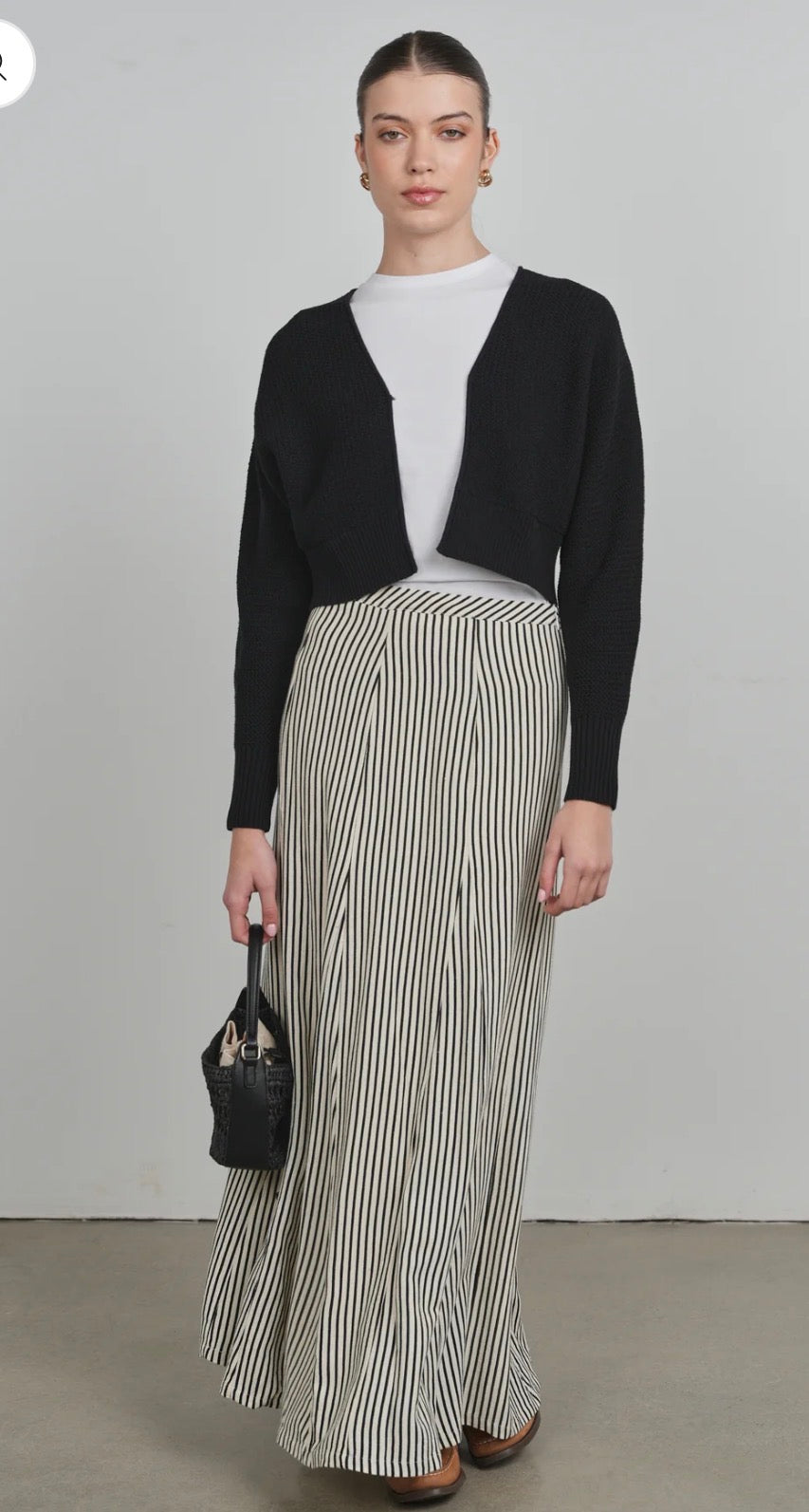 Point Gored linen skirt- 3 pattern