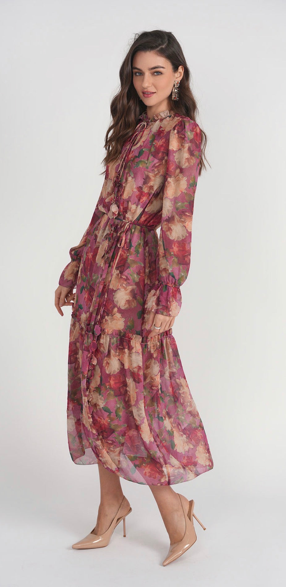 Adina LV Evie Midi- Bold Floral