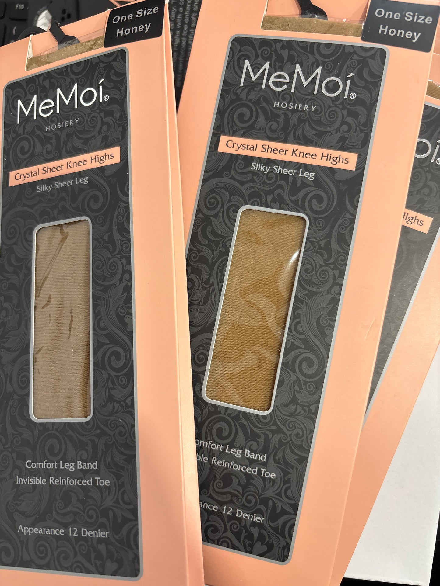 MeMoi knee highs honey O/S