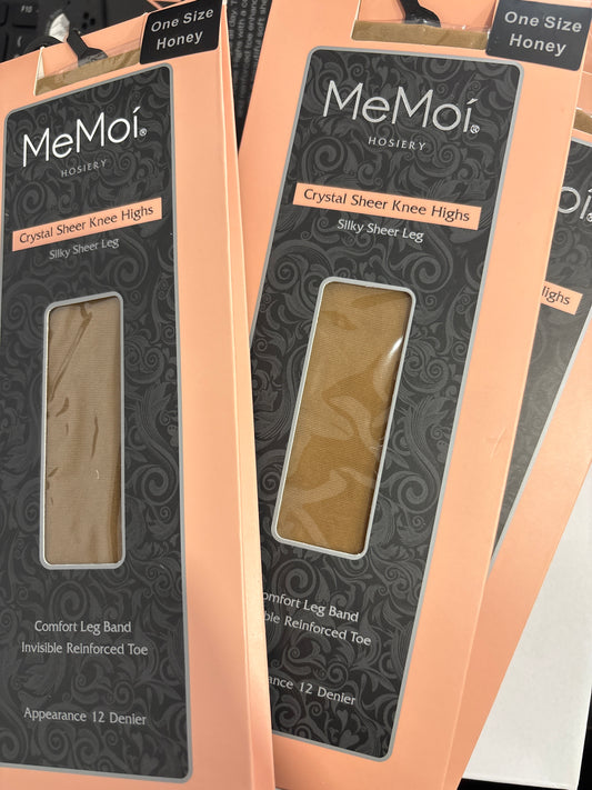 MeMoi knee highs honey O/S