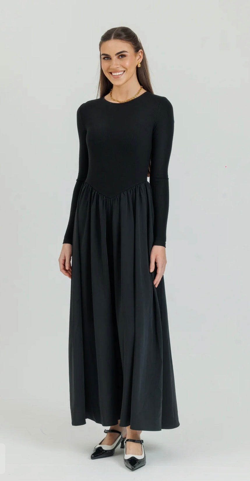 Loup V maxi dress-2 colors