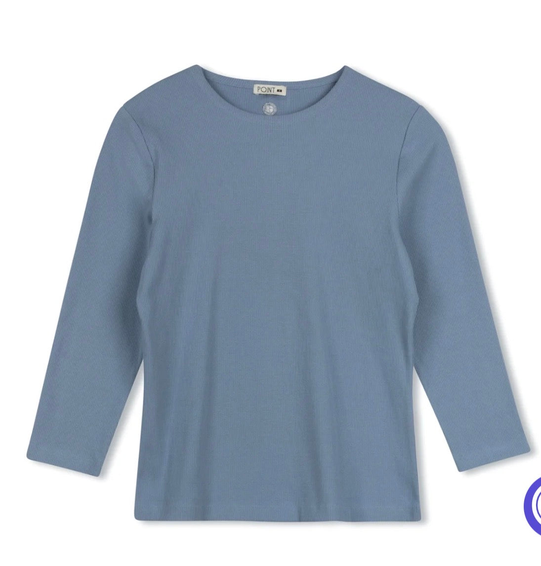 Point 3/4 sleeve crew tee