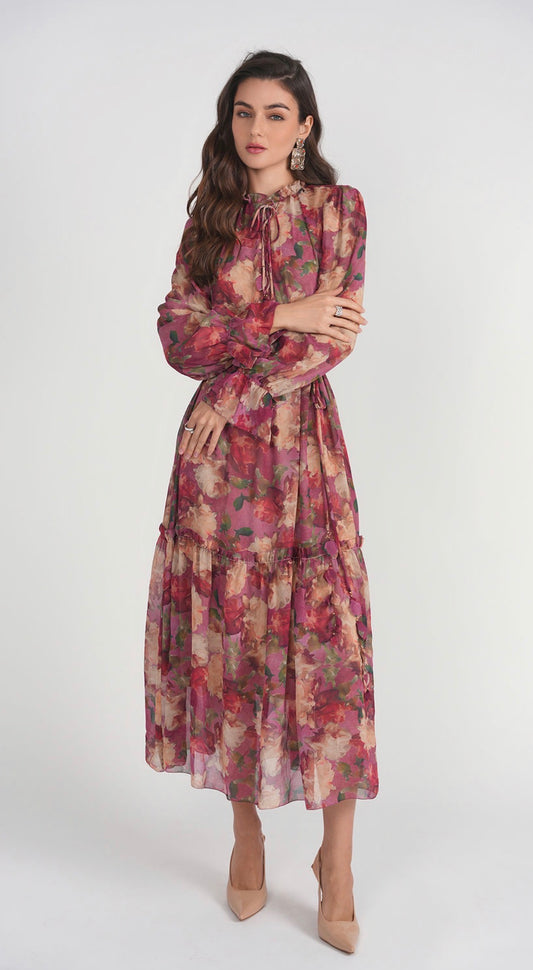 Adina LV Evie Midi- Bold Floral