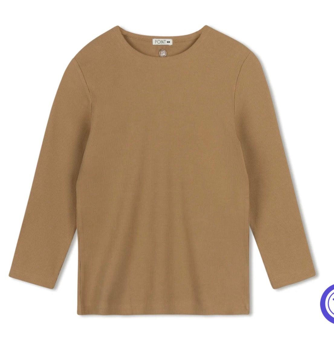 Point 3/4 sleeve crew tee