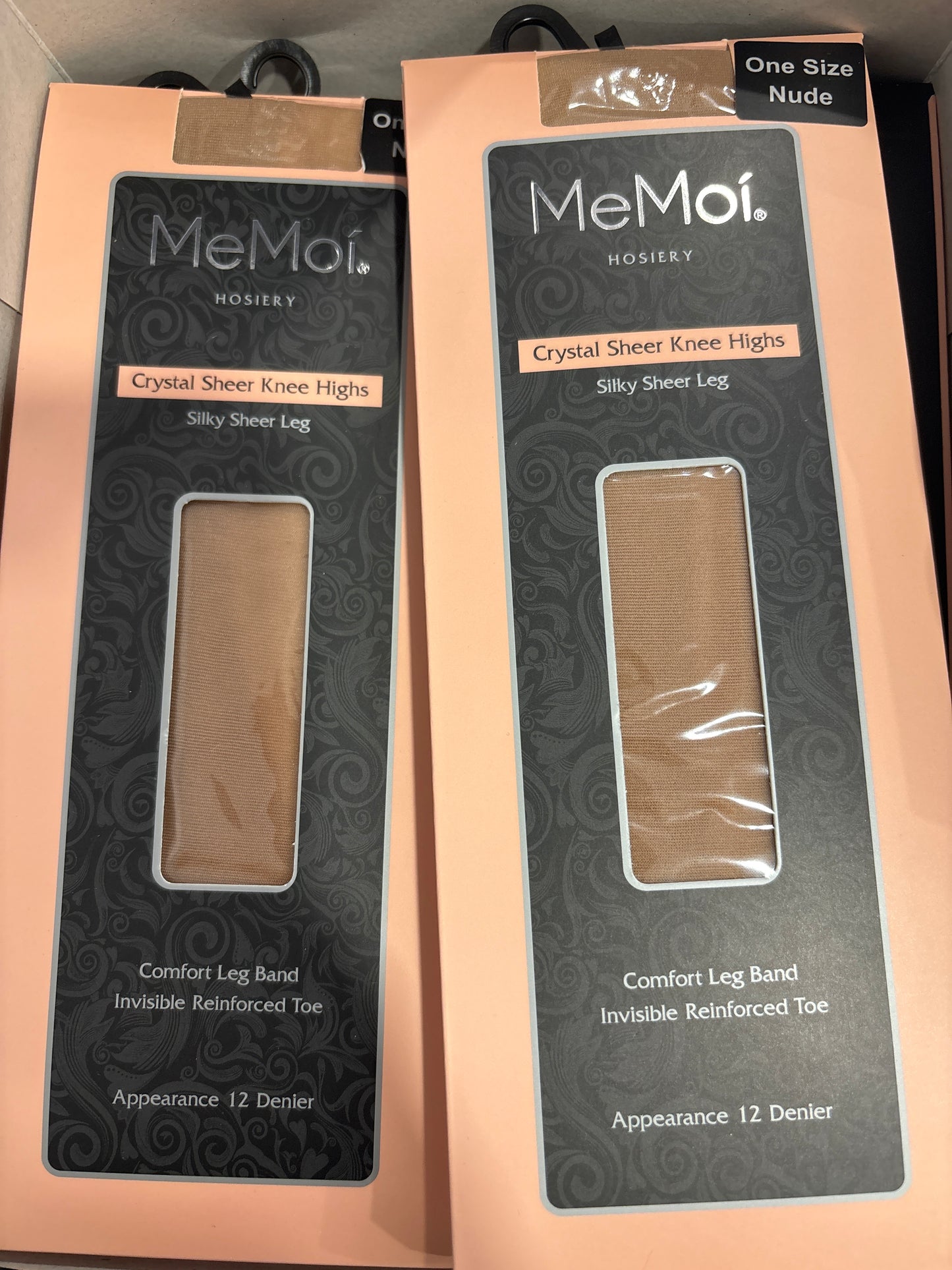 MeMoi Knee Highs Nude O/S