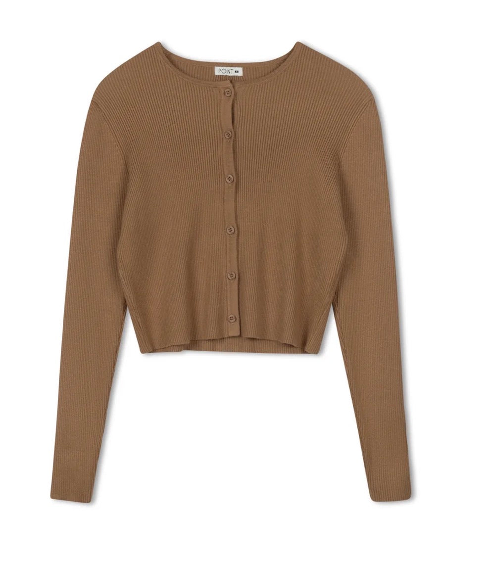 Point knit cardigan-5 colors