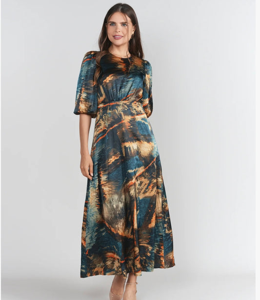 Adina LV Becca Dress - Abstract Navy