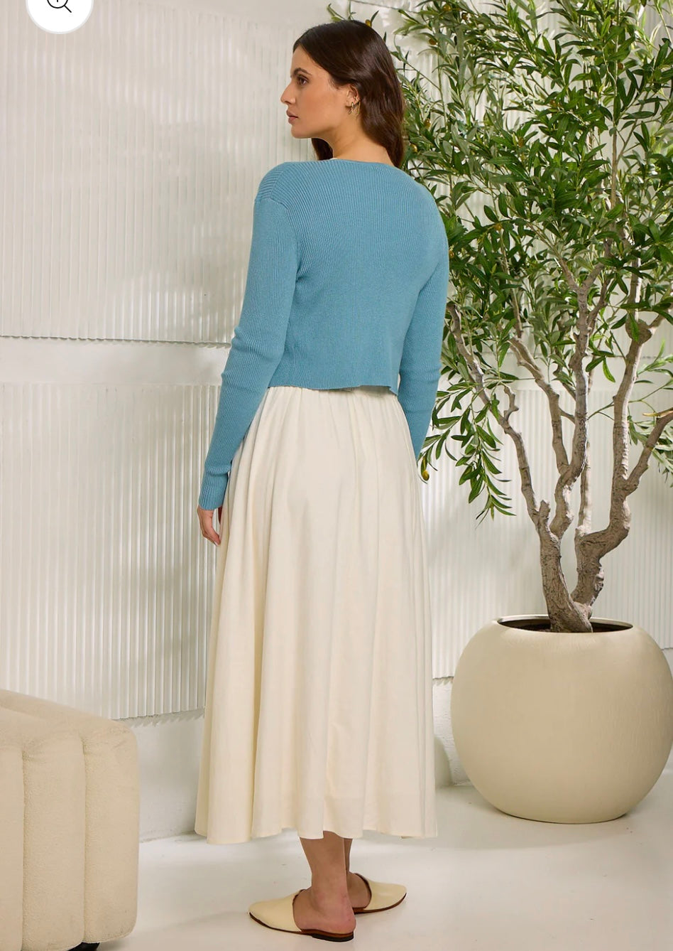 Point Button Up Cardi
