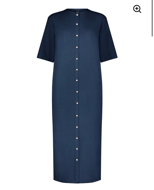 Aleeza Paris Button Down Lounge Dress