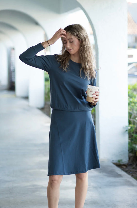 Adina LV O-Skirt- Slate