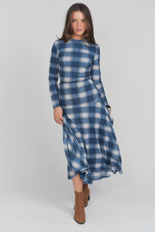 Lunella Ascella Set Blue Plaid