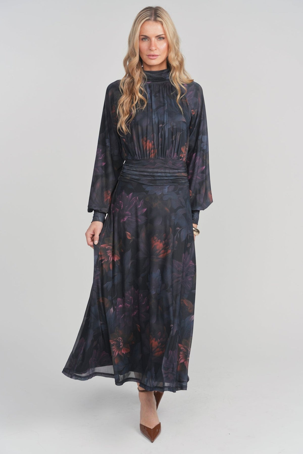 Lunella Syrma Dress Dark Floral
