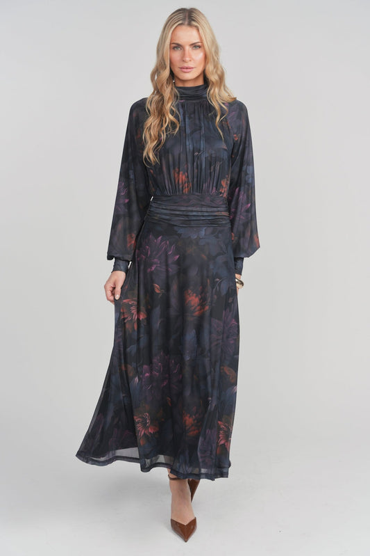 Lunella Syrma Dress Dark Floral