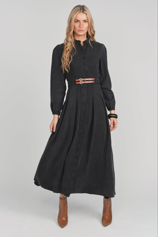 Lunella Porrima Dress Charcoal Noir