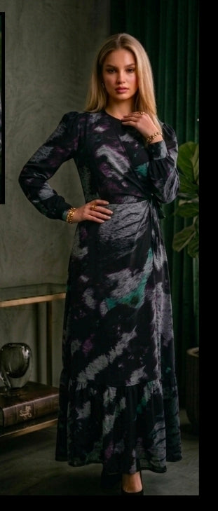 Leive Purple Dress MA321