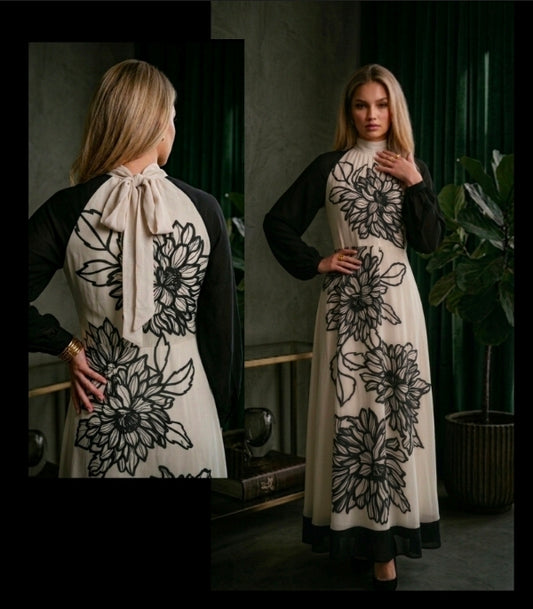 Leive Print Dress MA342