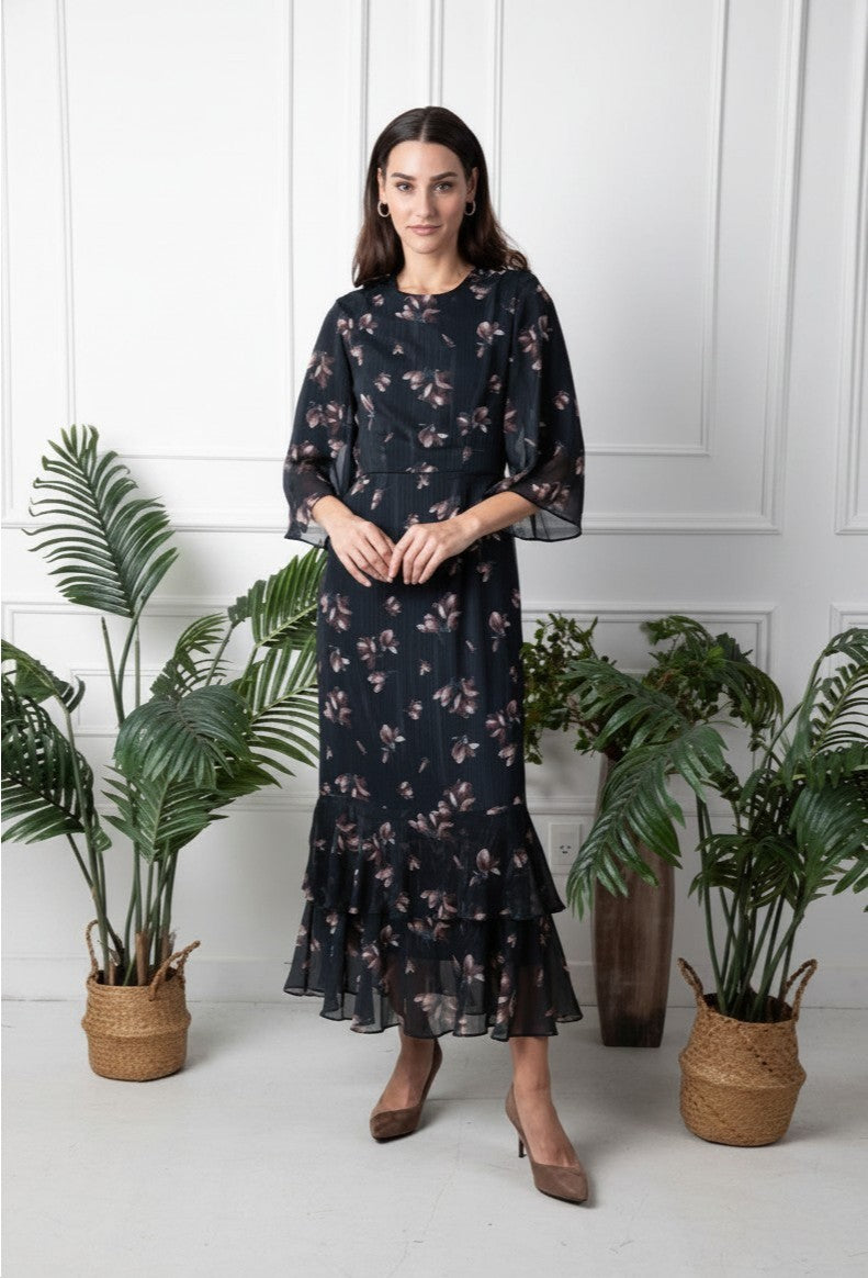 Japparal Bella Maxi Dress Hunter Floral