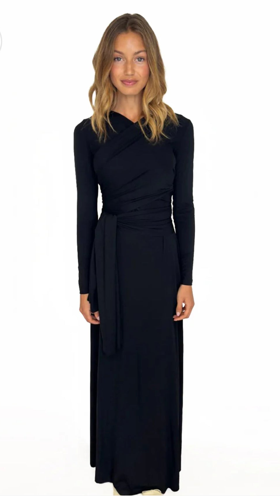 AVA LEA WRAP MAXI DRESS