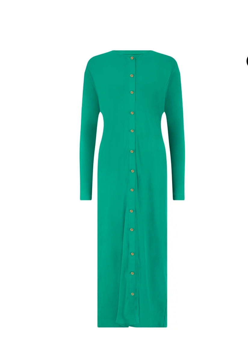 Aleeza Paris D831 Button Down Lounge Dress