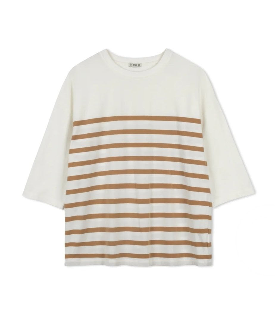 Point Jersey Stripe Tee