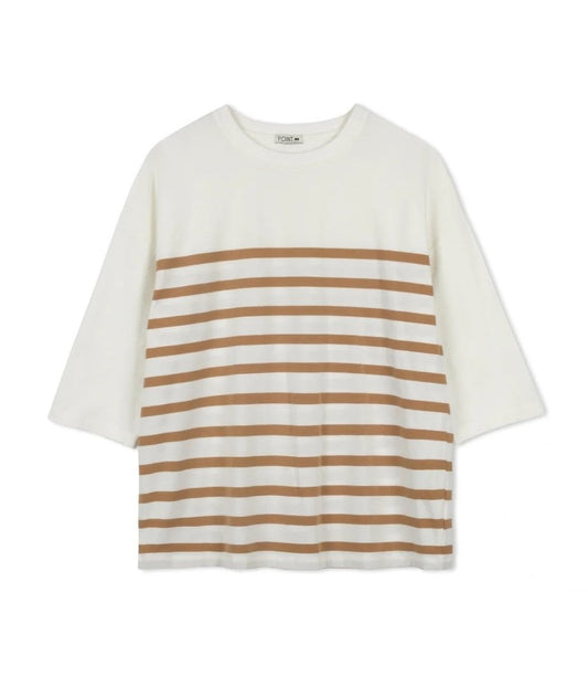Point Jersey Stripe Tee