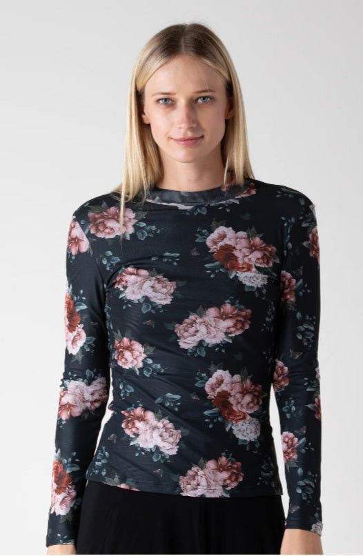 Lunella Kore Shirt - Evening Blossom - Floral Large
