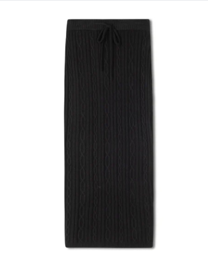 Point Brushed Cable Skirt