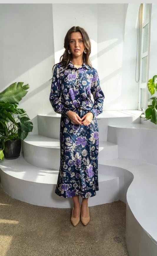 Japparel Cosmo Skirt- Satin Tulip