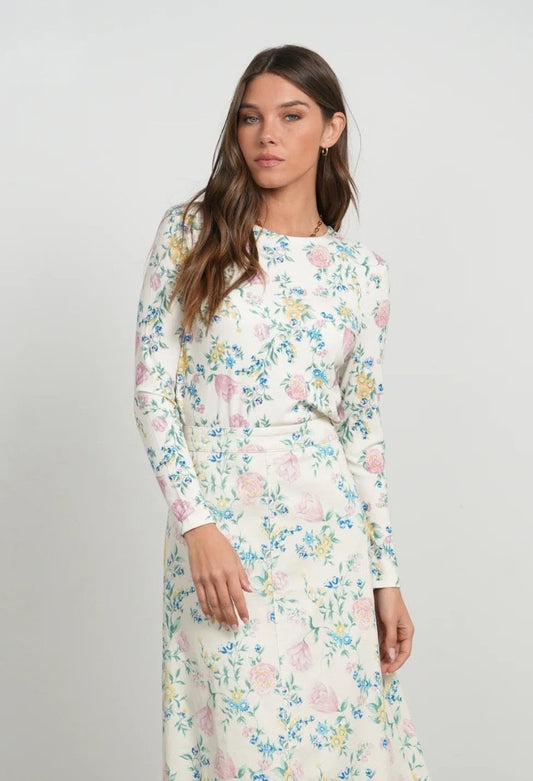 Point X HD Printed Crew Tee- Garden Floral