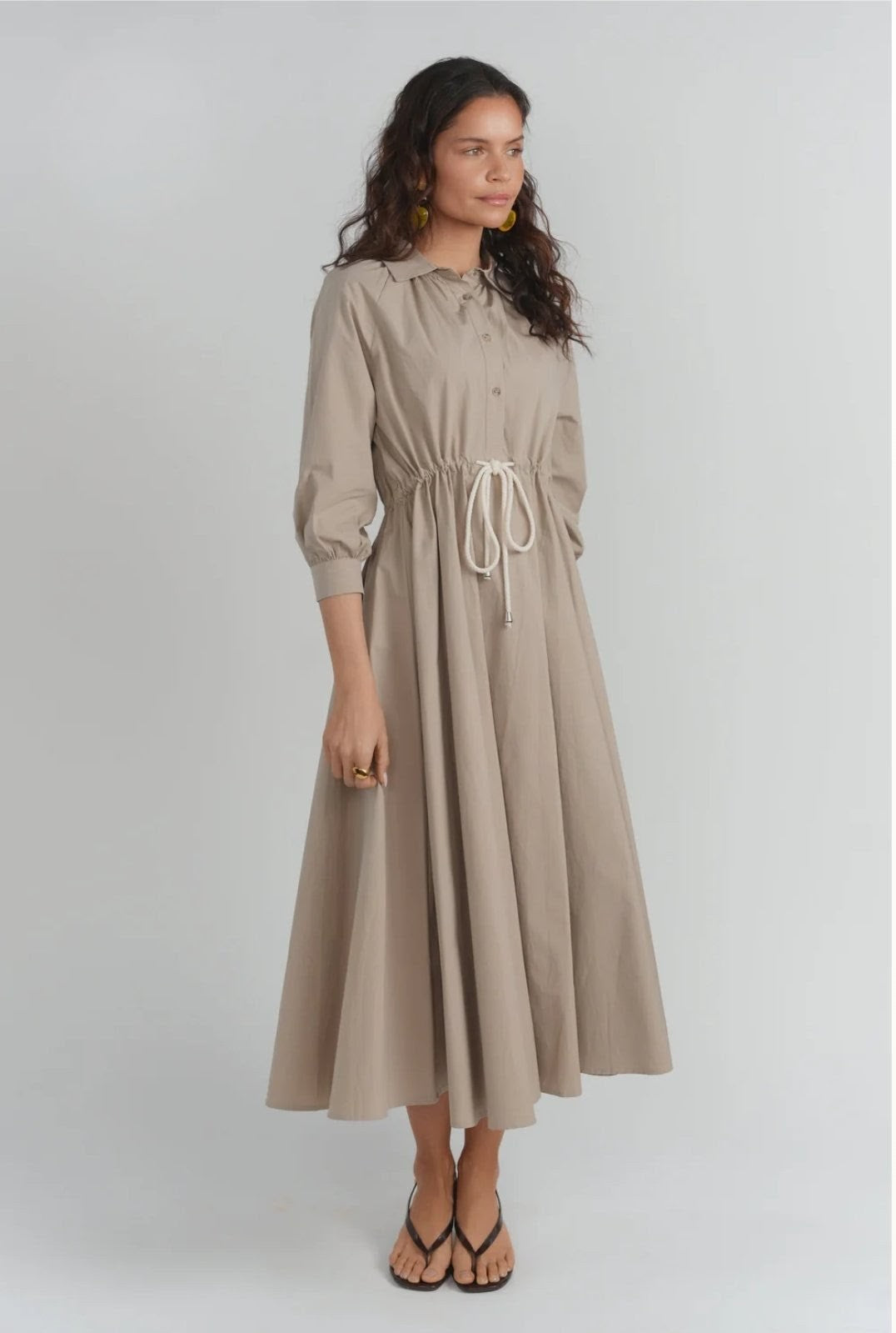Lunella Lysandra button Rope maxi dress