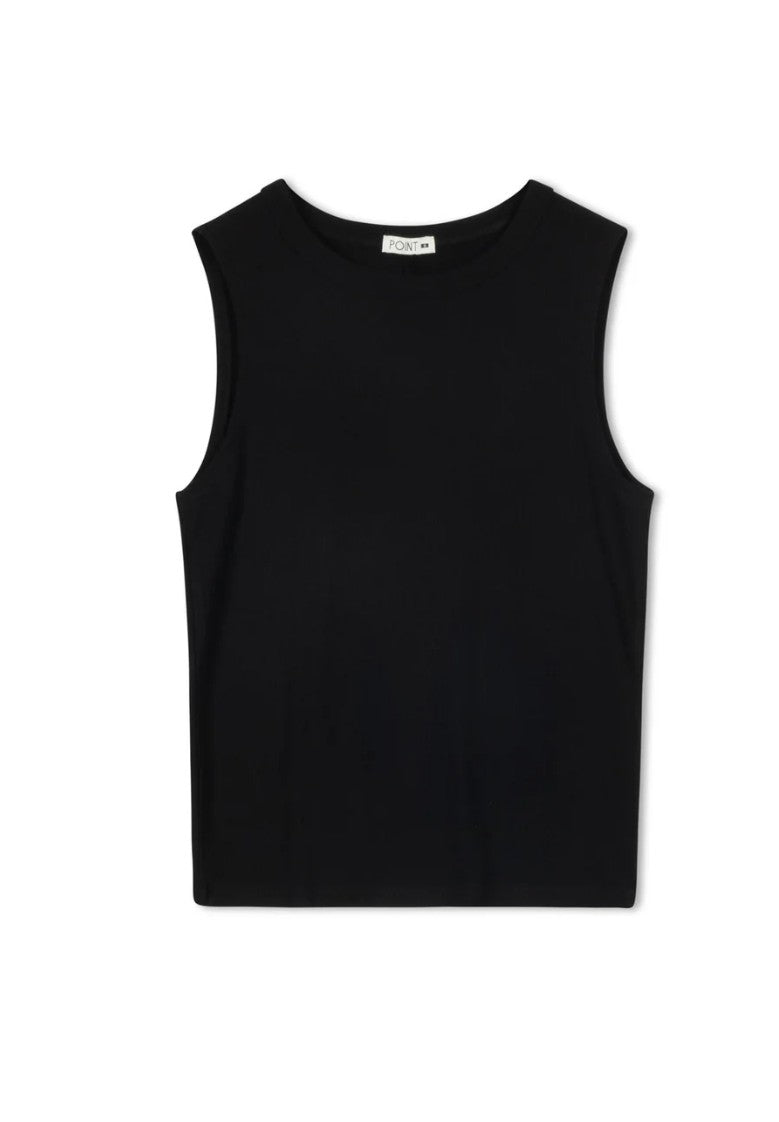 Point Crew Neck Tank
