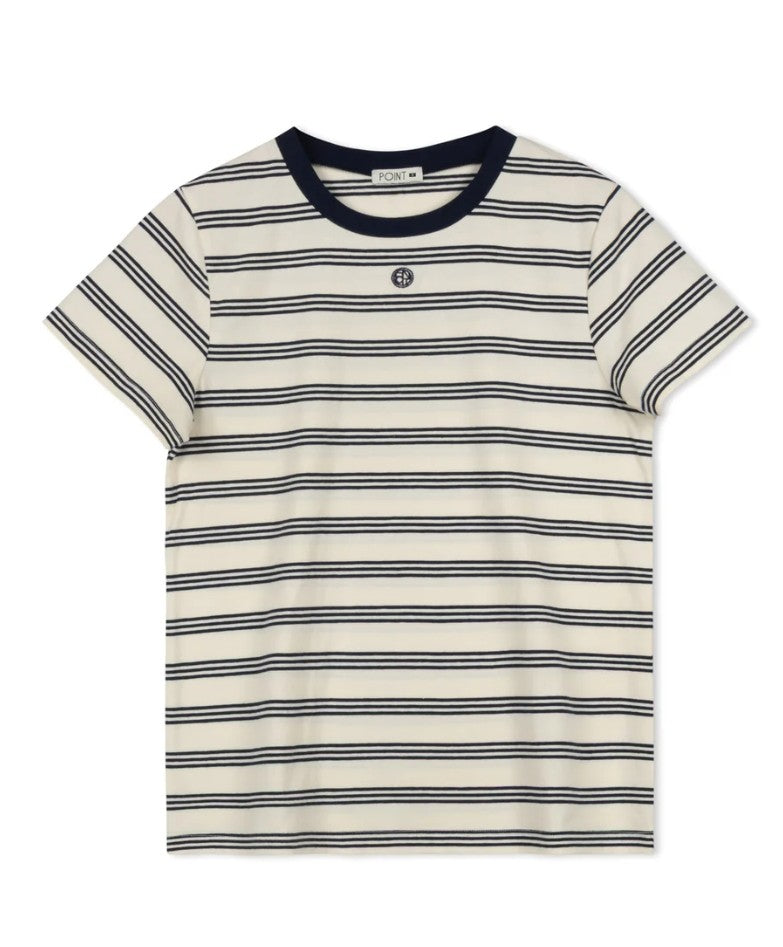 Point Stripe Short Sleeve Tee